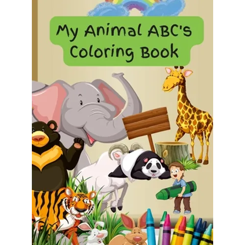 My Animal ABC's Coloring Book - Hardcover