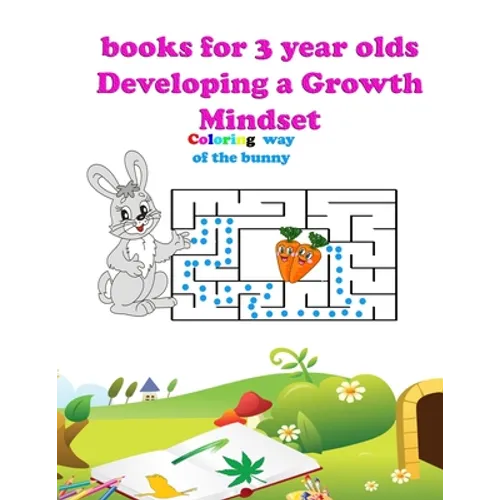 books for 3 year olds Developing a Growth Mindset: A Fun Guessing Game for 3 Year Olds, I Spy A way for rabbits, girls boys babies Game - Paperback