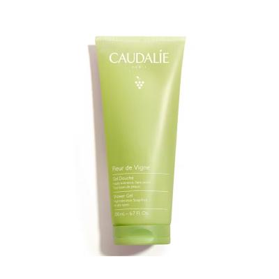 Caudalie Fleur De Vigne Shower Gel: Vegan, Soap-Free, Fragrant, Gentle Skin Cleanser - Watermelon & Rose Scent (6.76 fl oz)