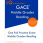 GACE Middle Grades Reading: One Full Practice Exam - Free Online Tutoring - Updated Exam Questions - Paperback