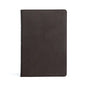 KJV Large Print Thinline Bible, Holman Handcrafted Collection, Brown Premium Goatskin - Leather