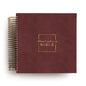 CSB Illustrating Bible - Cranberry - Leather