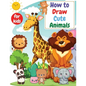 How to Draw Cute Animals for kids: Drawning for kids ages 4-8. 8-12 Creative Exercises for Little Hands with Big Imaginations - Paperback