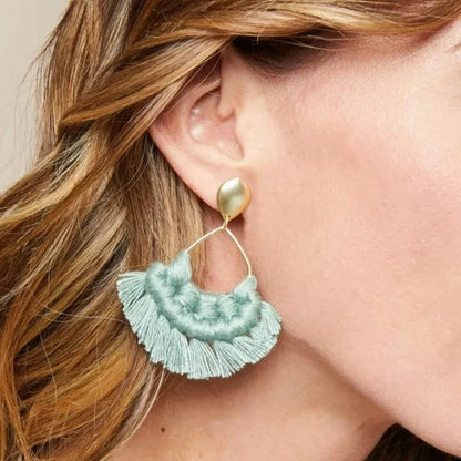 Macrame Earrings - Available in Four Colors