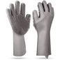 Magic Silicone Brush Dishwashing Gloves