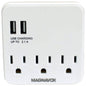Magnavox Desk Top Multi-Functional Wall Outlet Surge Protector Charging Port