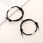 Magnetic Adjustable Simple Rope Couple Bracelet
