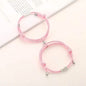 Magnetic Adjustable Simple Rope Couple Bracelet