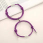Magnetic Adjustable Simple Rope Couple Bracelet