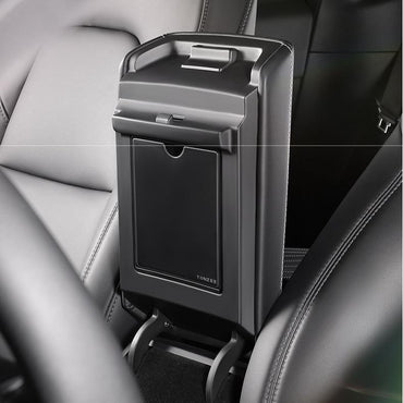 Magnetic Hidden Center Console Organizer for Model Y Juniper / Model 3 Highland