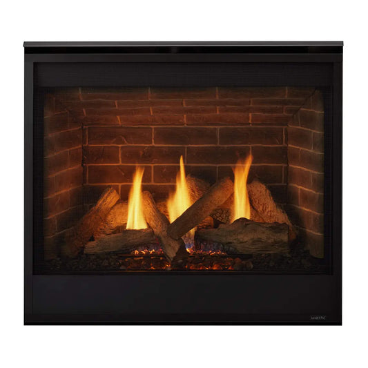 Majestic Quartz 36-Inch Platinum Direct Vent Fireplace [QUARTZPLA36IN/IL] (SAK03613)