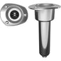 Mate Series Stainless Steel 0 Rod  Cup Holder - Drain - Oval Top