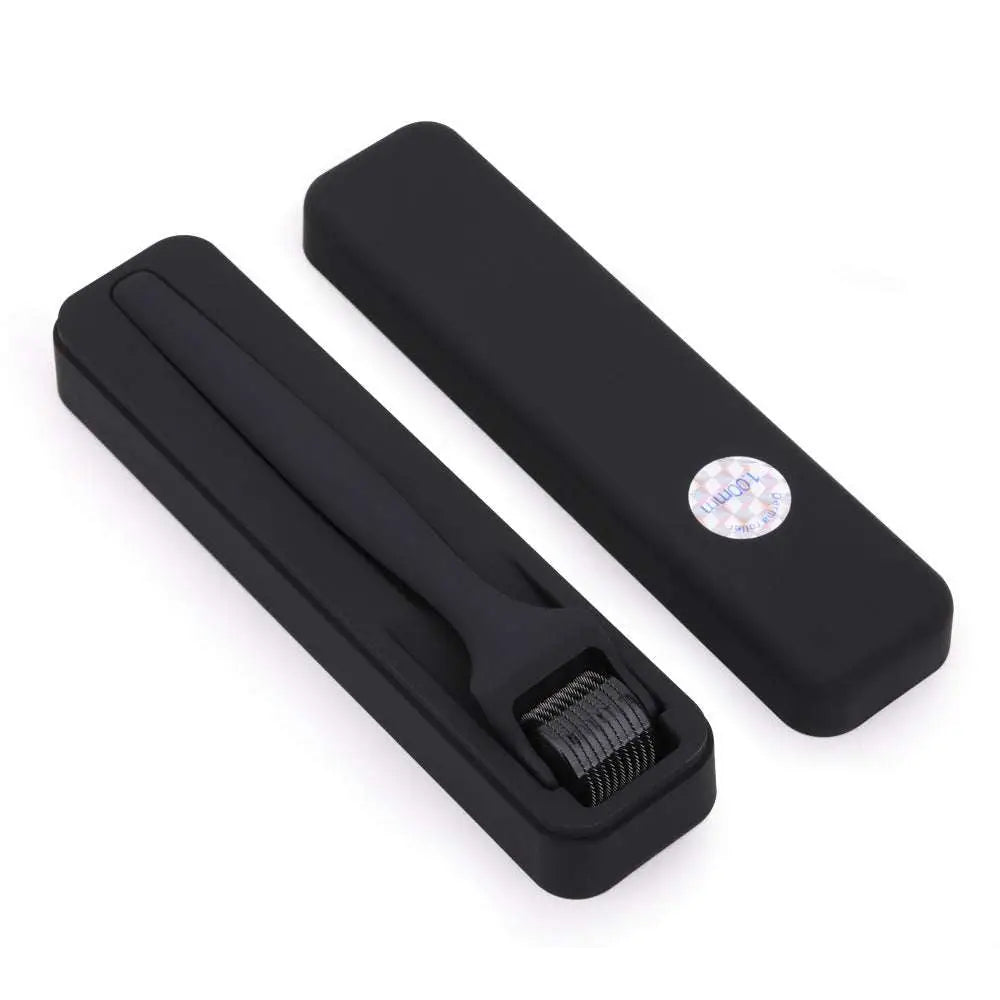 Matte Black Microneedle Roller Feel Oil Rubber Handle
