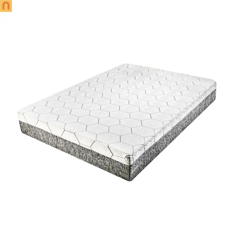 Queen Memory Foam Mattress 12" Multi-Layer Zoned White