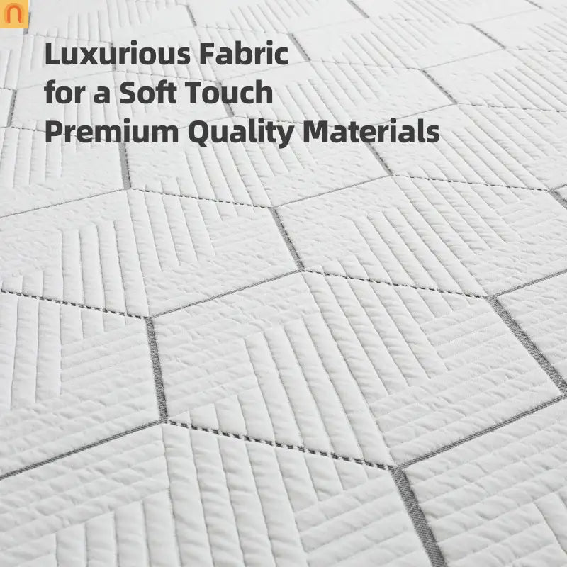 Queen Memory Foam Mattress 12" Multi-Layer Zoned White