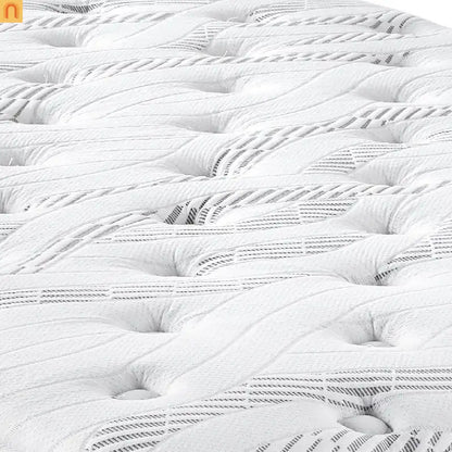 Mattress Hybrid Gel Memory Foam Medium Firm 10in Twin Quilted