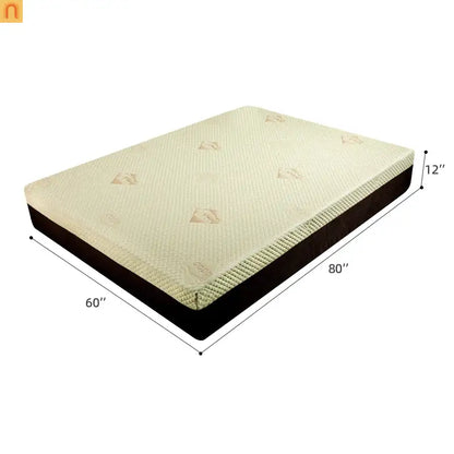 Mattress Memory Foam Copper Infused 7-Zone Cooling 12in Queen Japan