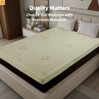 Mattress Memory Foam Copper Infused 7-Zone Cooling 12in Queen Japan