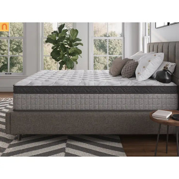 Mattress Hybrid Cooling Gel Memory Foam Gray Full 12in USA