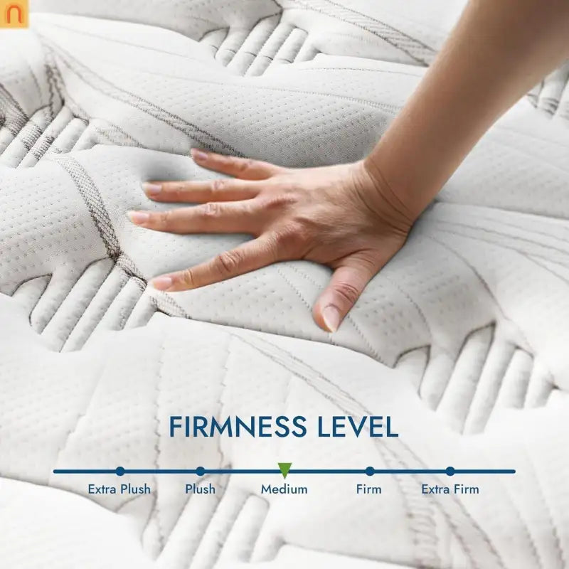 Mattress Hybrid Cooling Gel Memory Foam Gray Full 12in USA