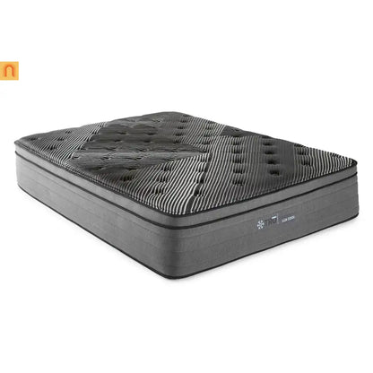 Mattress Hybrid Euro Top Ice Cover Copper Gel 15in Queen USA