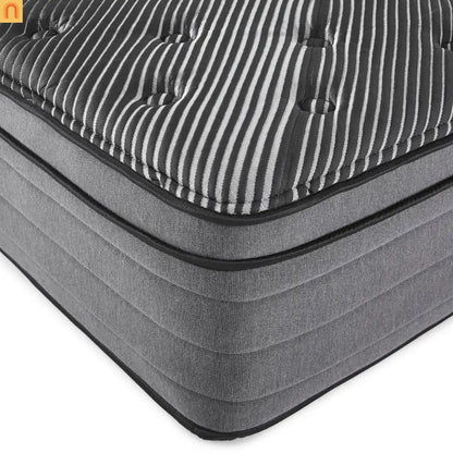 Mattress Hybrid Euro Top Ice Cover Copper Gel 15in Twin XL USA