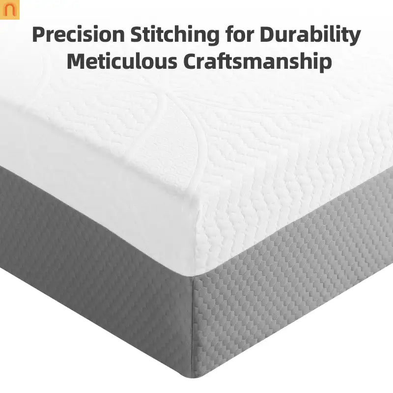 Mattress Memory Foam 7-Zone Ergonomic Cooling White 10in Queen Japan