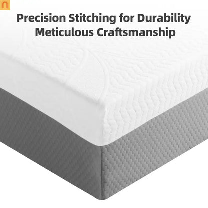 Mattress Memory Foam 7-Zone Ergonomic Cooling White 12in Queen Japan