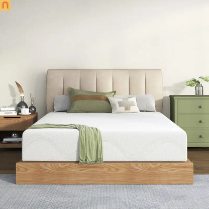 Mattress Memory Foam Gel Infused White Full 10in Washable Cover