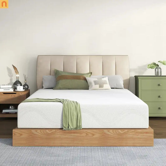 Mattress Memory Foam Gel Infused White Full 10in Washable Cover