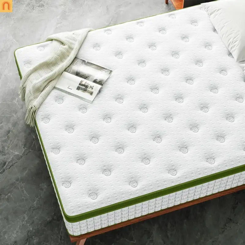 Mattress Hybrid Gel Memory Foam Pocket Springs Green 12in King