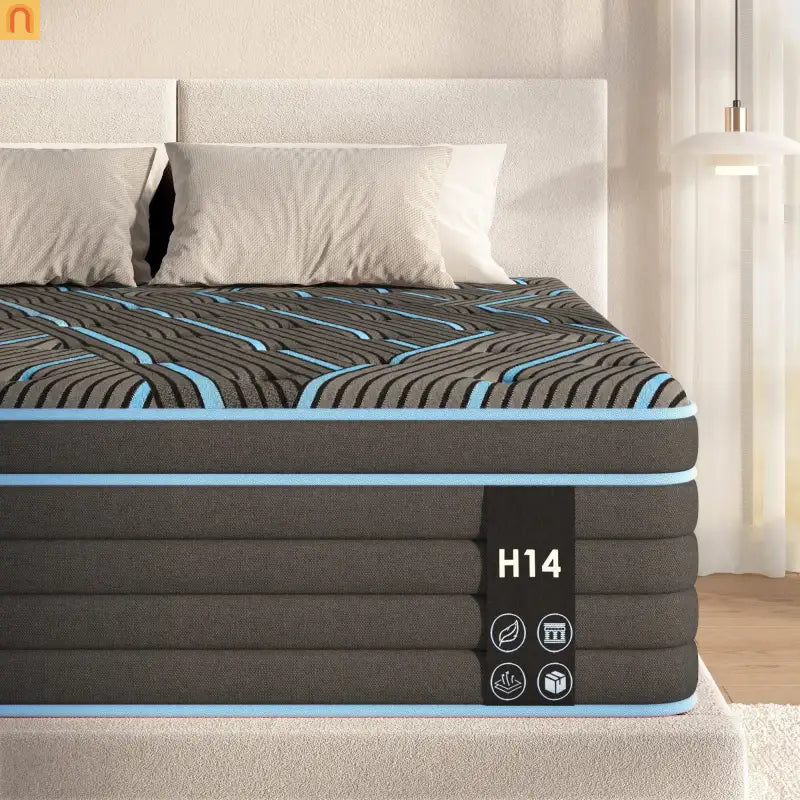 Mattress Hybrid Pocket Spring Memory Foam 10in King Medium Firm