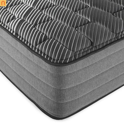Mattress Hybrid Quilted Ice Cover Copper Gel Black 14in King USA