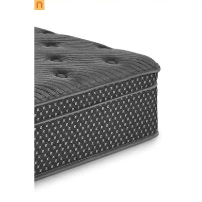 Mattress Hybrid Euro Top Quilted Gel Foam Plush Black 13in King USA