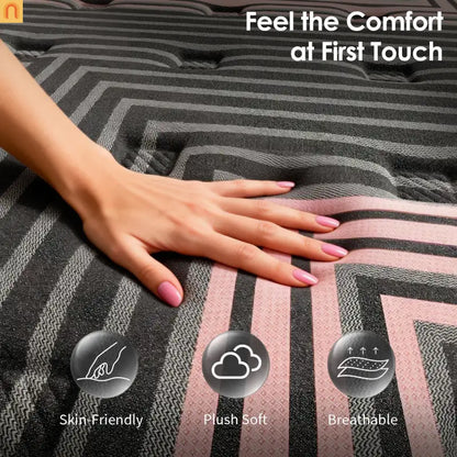 Hybrid Pocket Spring Memory Foam Queen Mattress 12