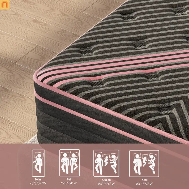 Hybrid Pocket Spring Memory Foam Queen Mattress 12