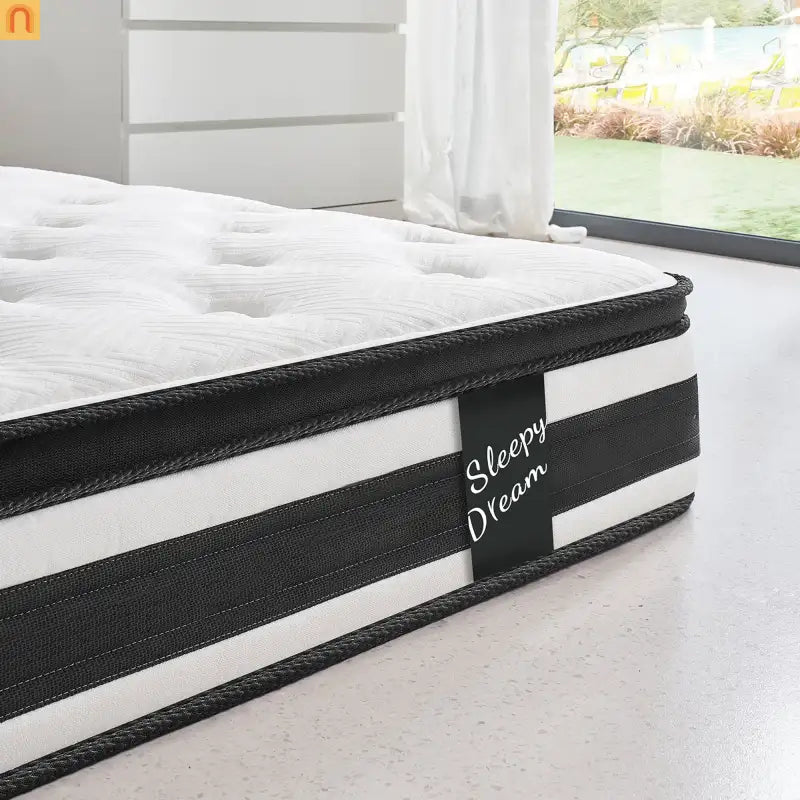 Hybrid Mattress Full 12" Memory Foam Pocket Springs