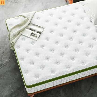 Mattress Hybrid Gel Memory Foam Pocket Springs Green 14in King