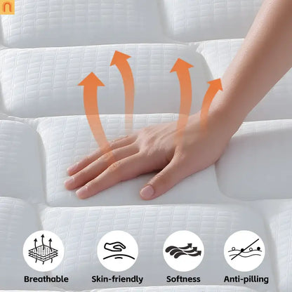 Mattress Hybrid Memory Foam Pocket Spring 12in Twin Medium Firm
