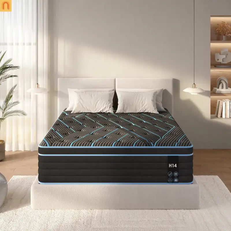 Mattress Hybrid Pocket Spring Memory Foam 10in Queen Medium Firm