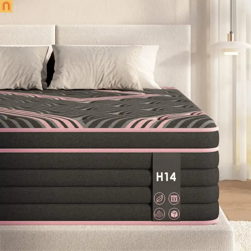 Mattress Hybrid Pocket Spring Memory Foam 14in King Medium Firm