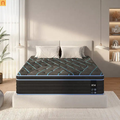 Hybrid Queen Mattress 12" Memory Foam Pocket Spring