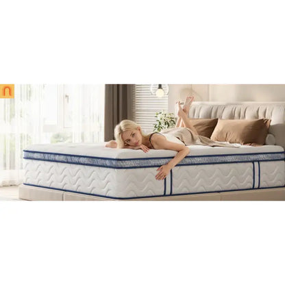Hybrid Memory Foam Queen Mattress 12" Medium Firm