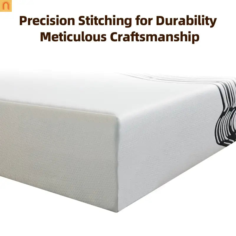 Memory Foam Mattress King 12in High Rebound Multi-Layer White