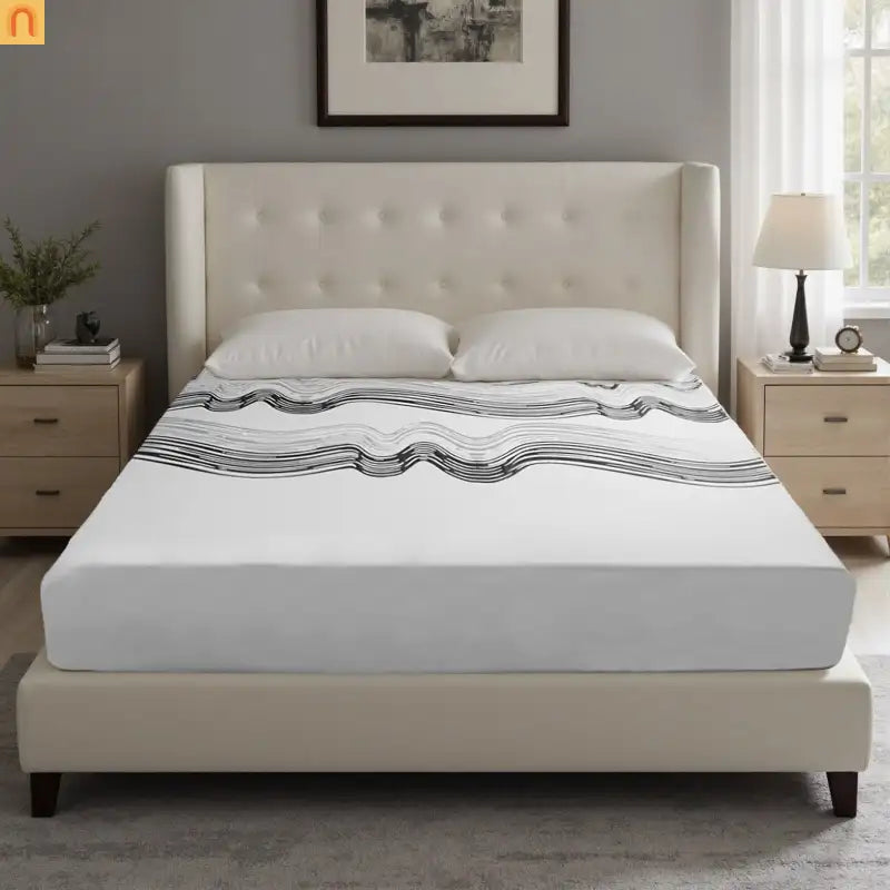 Memory Foam Mattress King 12in High Rebound Multi-Layer White