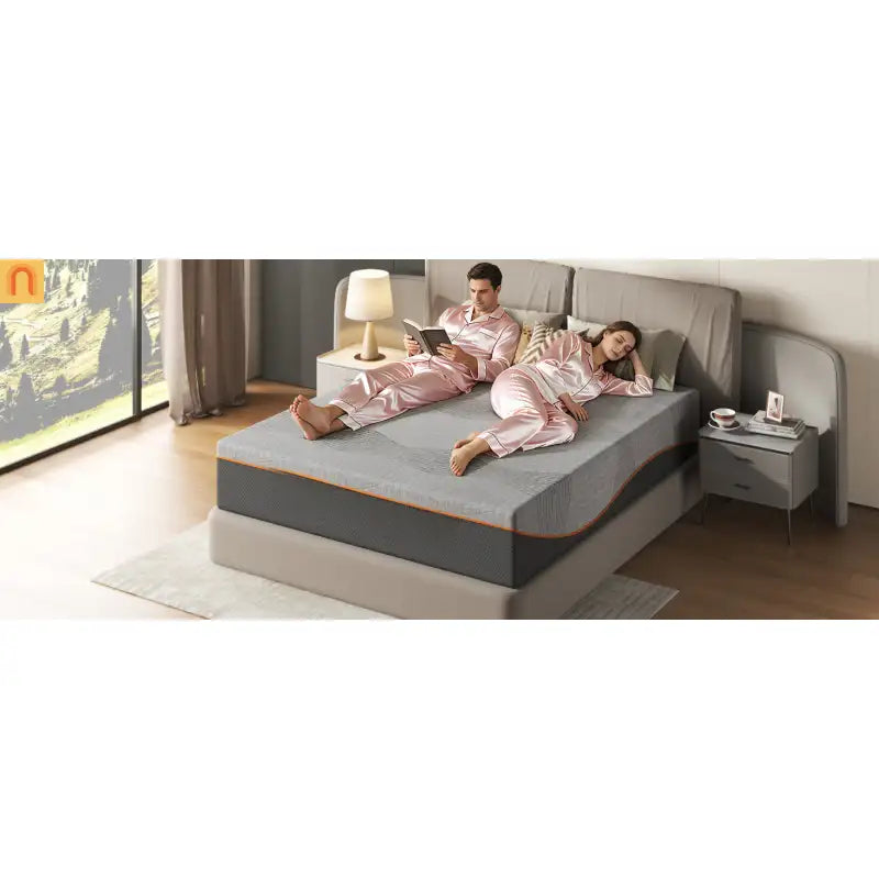 Queen Memory Foam Mattress 14in Green Tea Charcoal