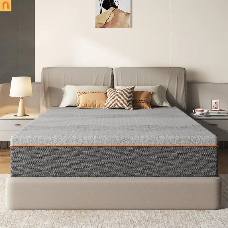 Queen Memory Foam Mattress 14in Green Tea Charcoal