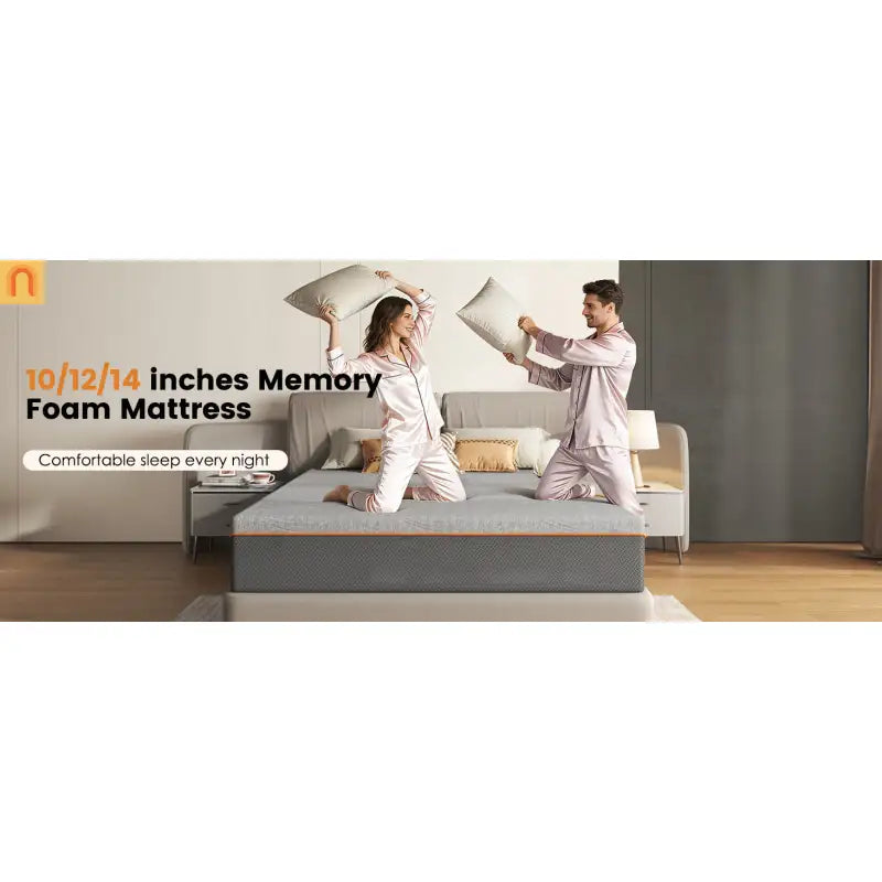 Mattress Memory Foam Green Tea Charcoal Black Full 14in Fiberglass Free