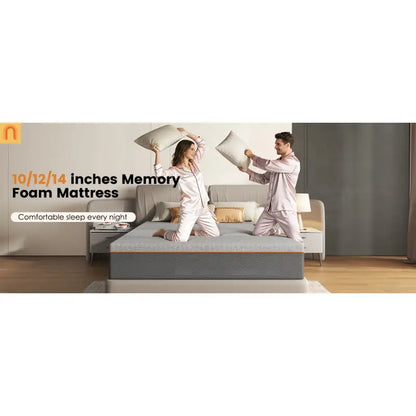Mattress Memory Foam Green Tea Charcoal Black Full 14in Fiberglass Free