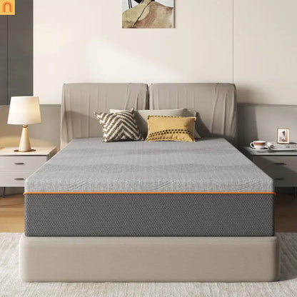 Mattress Memory Foam Green Tea Charcoal Black Full 14in Fiberglass Free